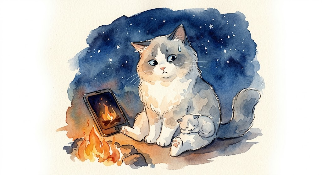 他問我過得怎樣，我瞎掰被抓包了