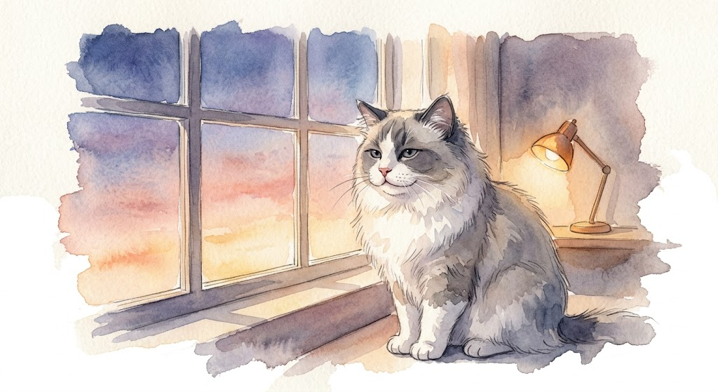 通宵之後的第一道光